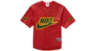 Supreme Nike Leather Baseball Jersey White - FW19 Men's - US