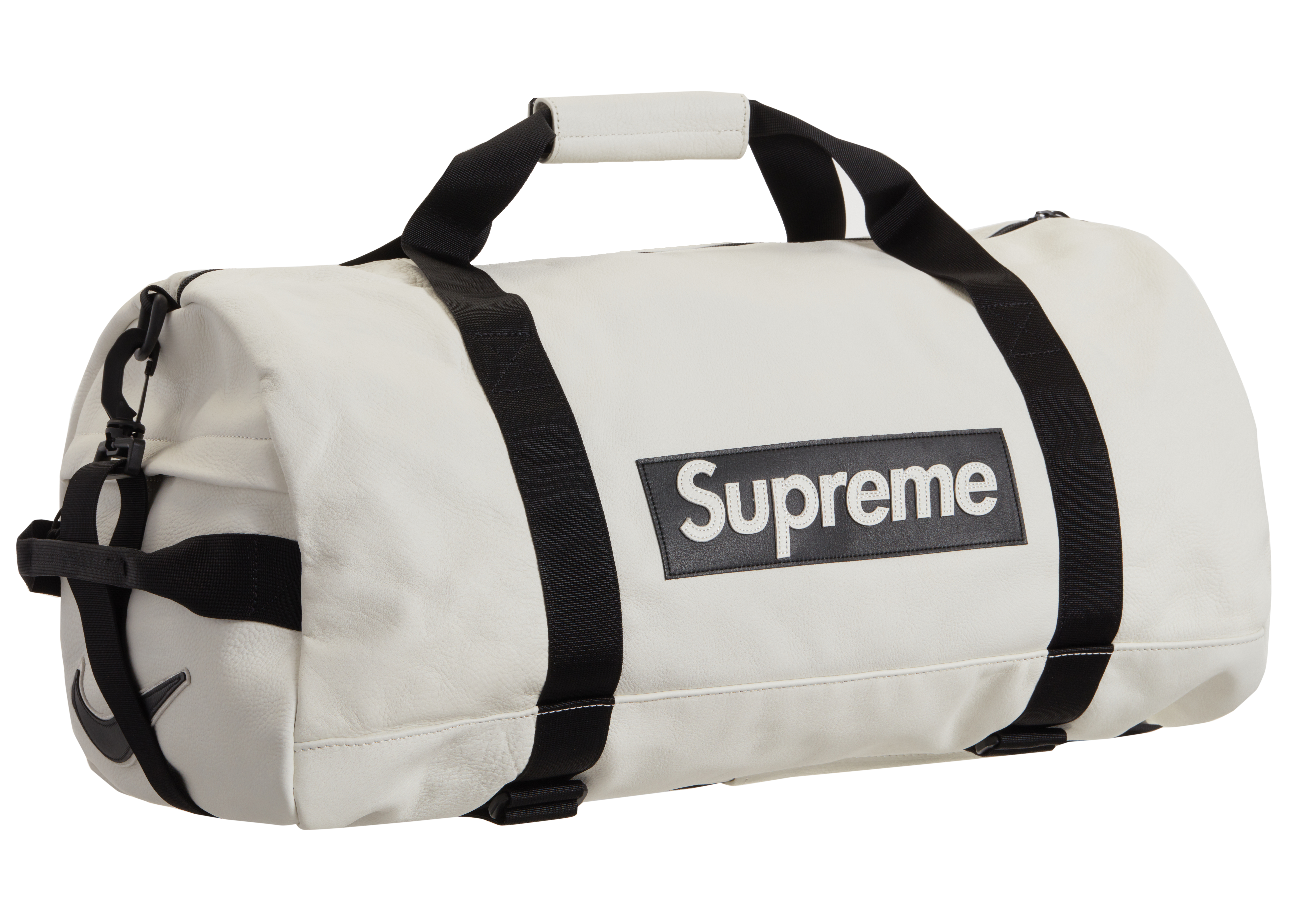 Supreme Nike Leather Duffle Bag White 白