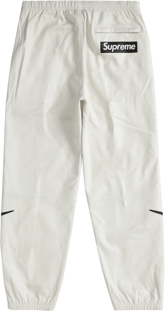 Supreme Nike Leather Warm Up Pant White Men's - FW19 - US
