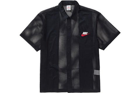 Supreme Nike Mesh S/S Shirt Black Men's SS24 US