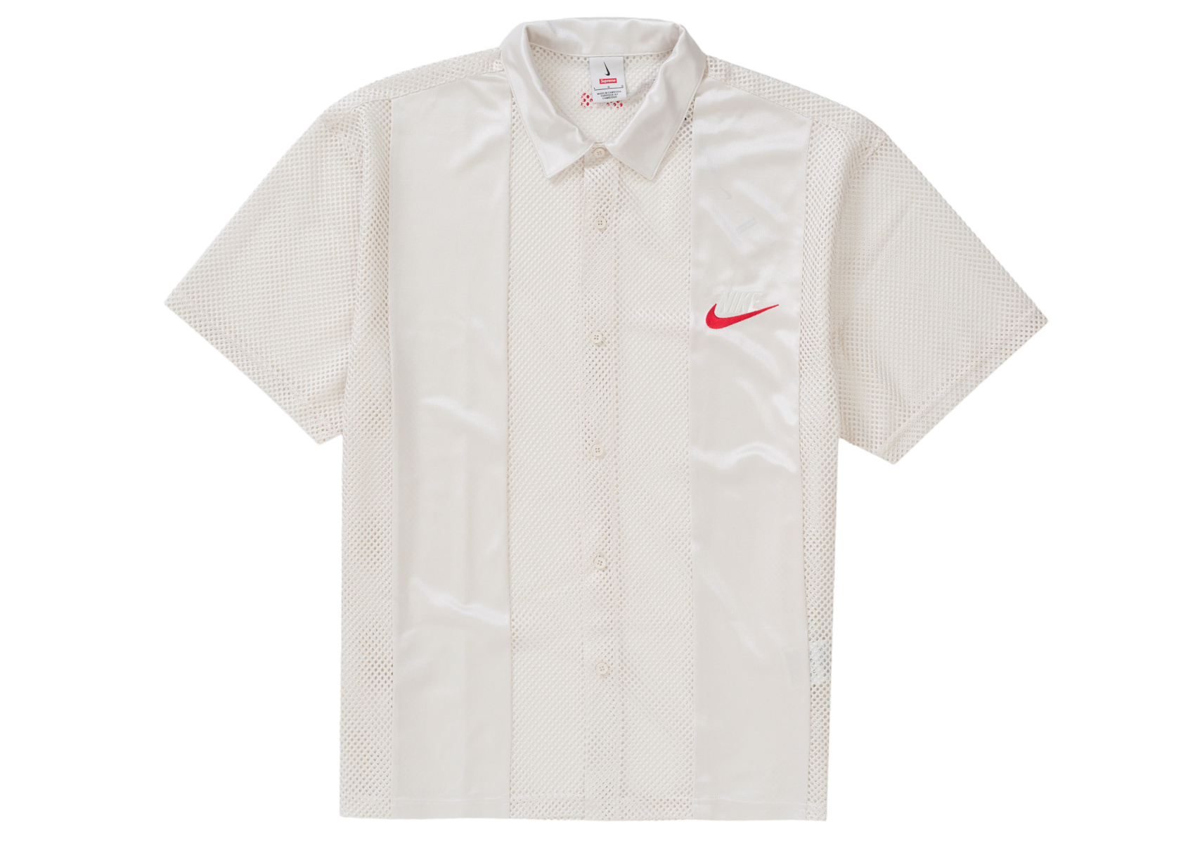 Supreme Nike Mesh S/S Shirt White