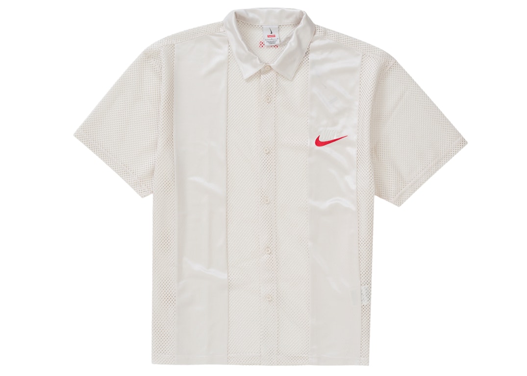 Pre-owned Supreme Nike Mesh S/s Shirt White