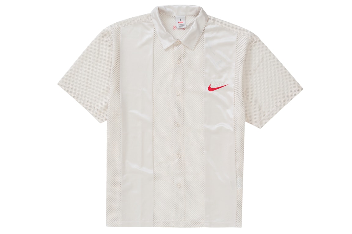 Pre-owned Supreme Nike Mesh S/s Shirt White