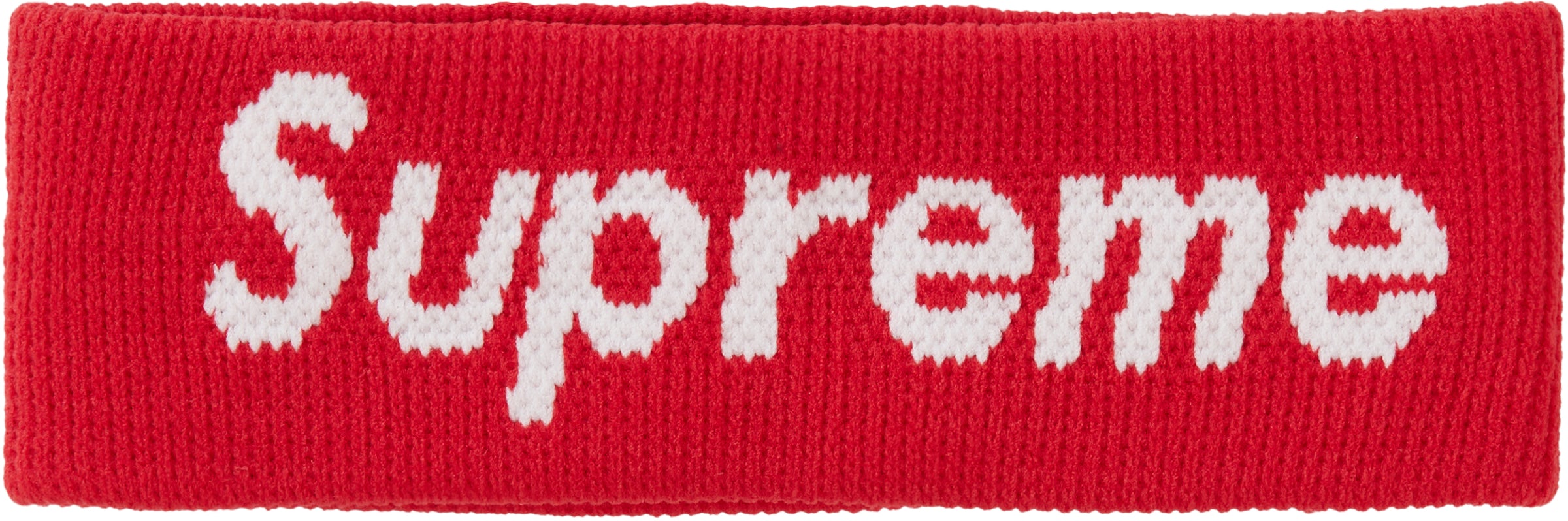 Red LV Supreme Headband