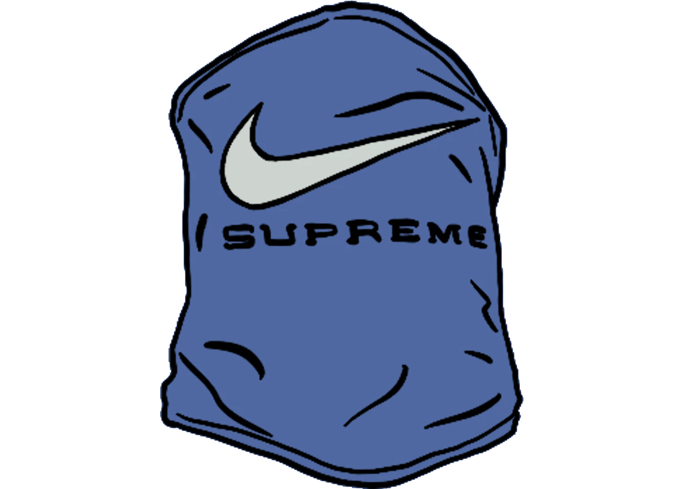 Supreme Nike Neck Warmer Blue - SS21 - US