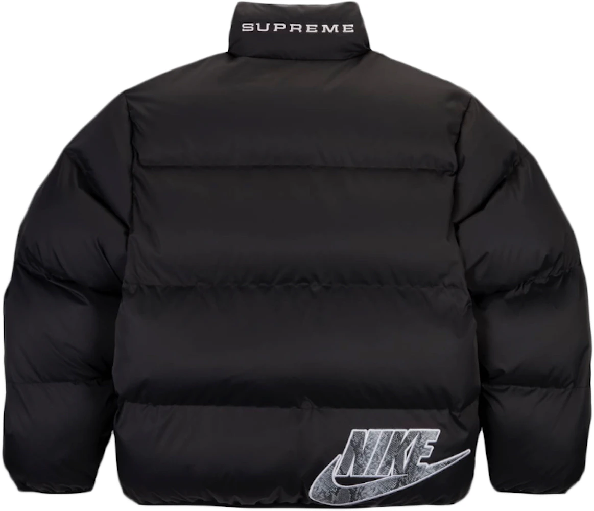 Supreme Nike Reversible Puffy Jacket Black Men's - SS21 - GB