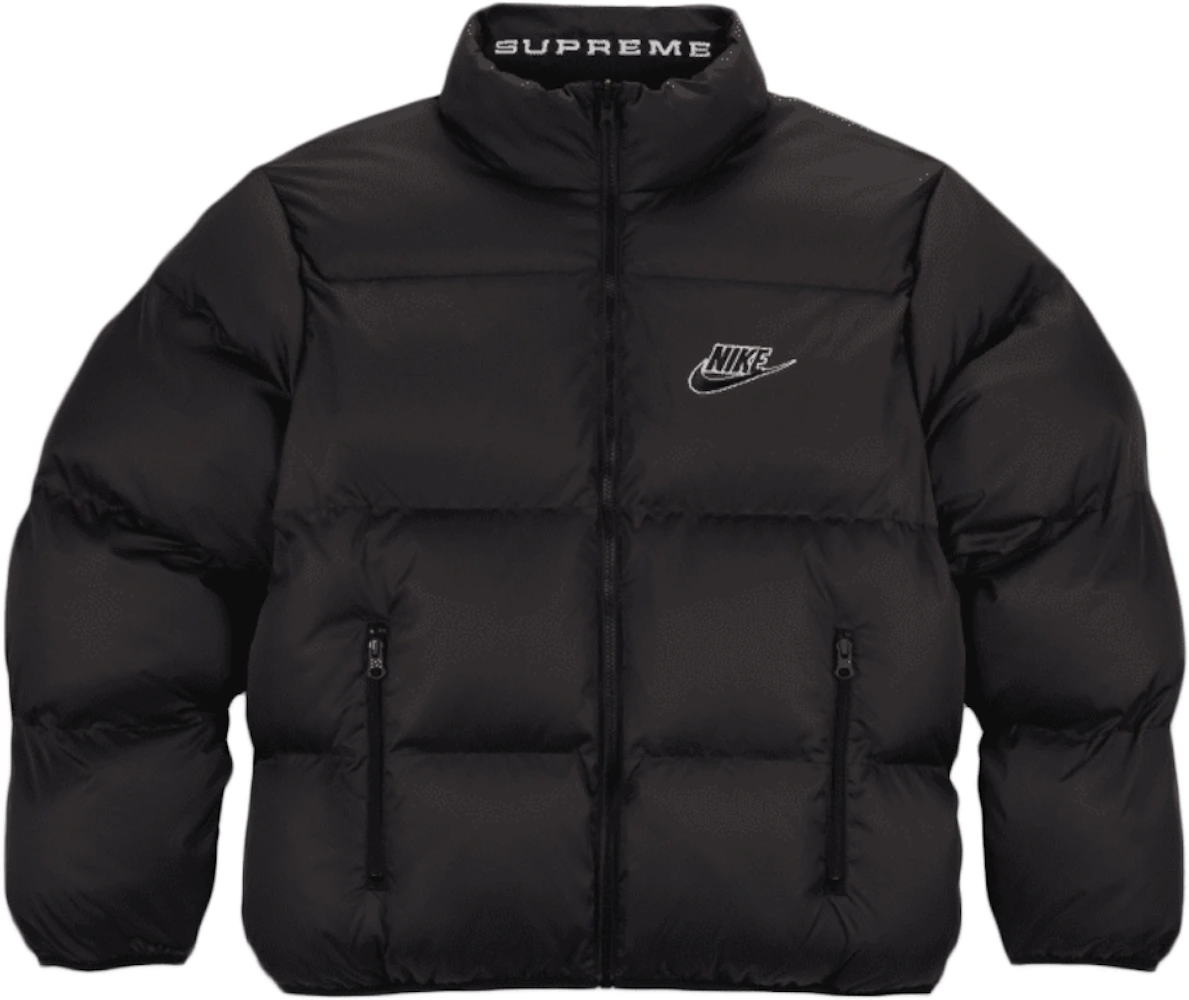 Supreme/NikeReversible Puffy Jacket 黒 L