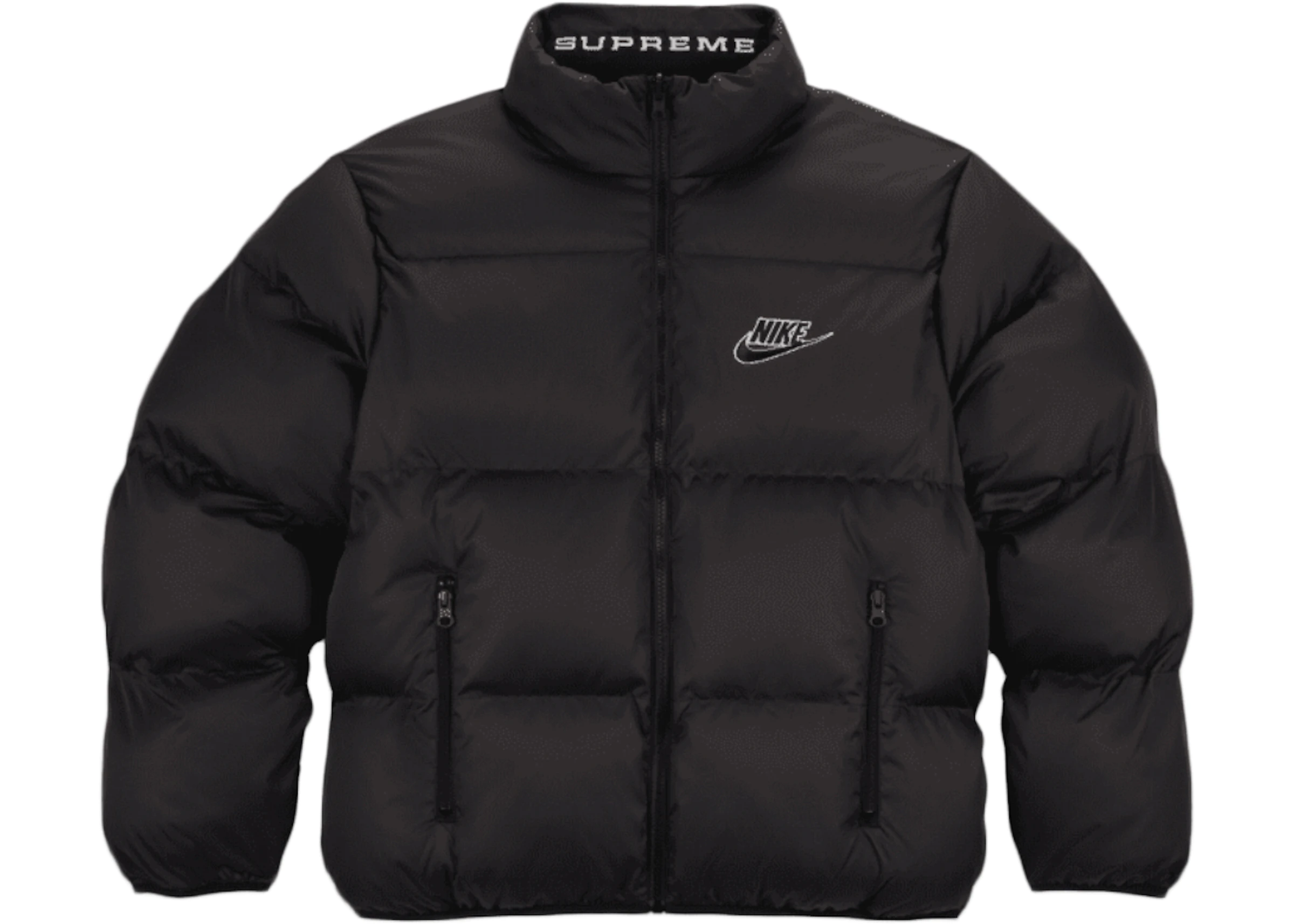 etc. Marca comercial tofu Supreme Nike Reversible Puffy Jacket Black - SS21 - ES