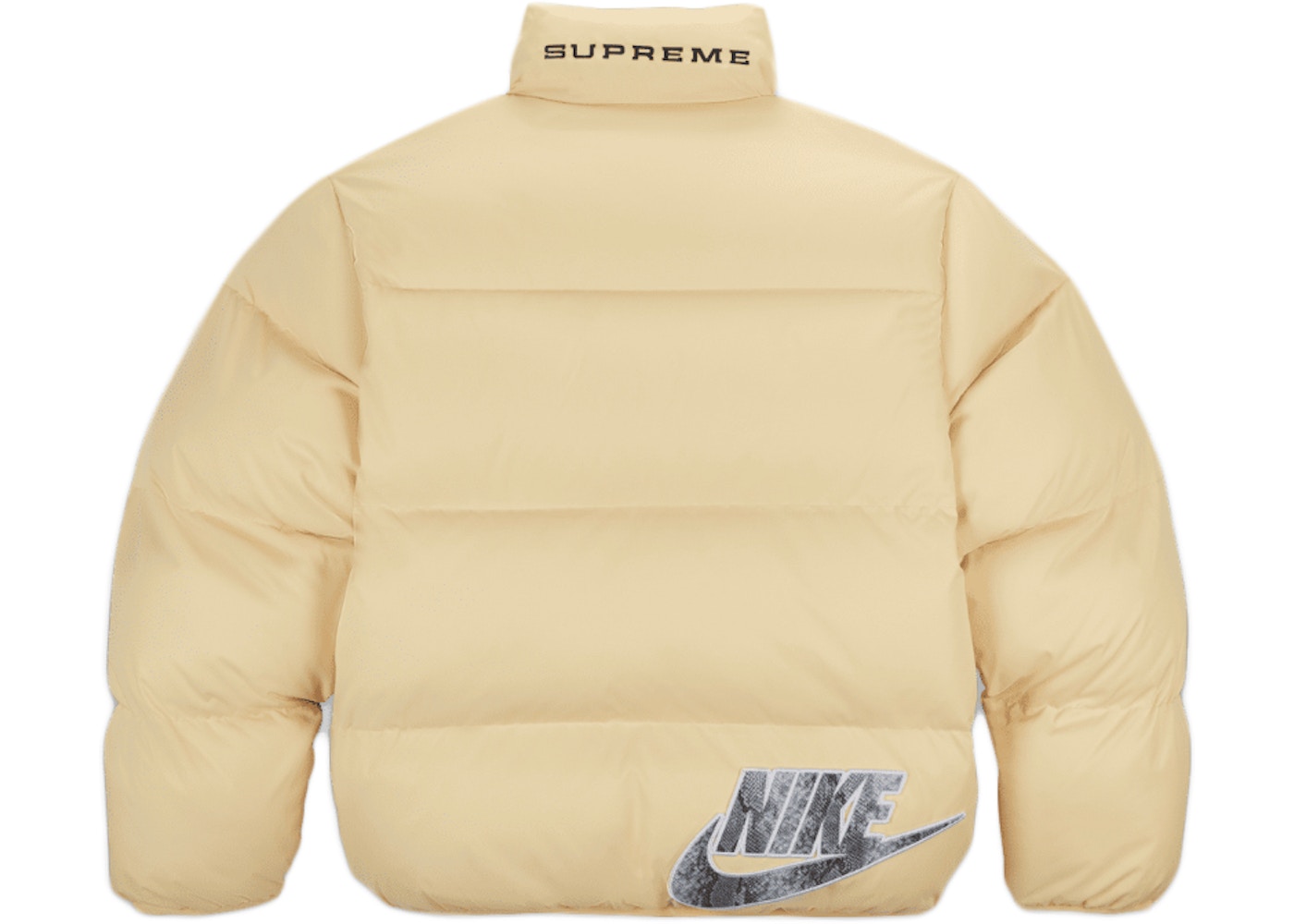 Supreme Nike Reversible Puffy Jacket Pale Yellow - SS21