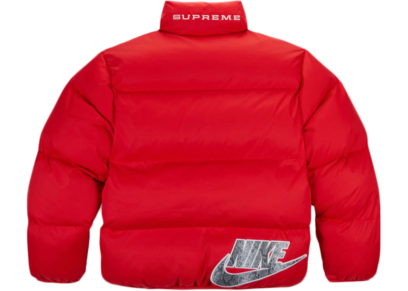 Supreme Nike Reversible Puffy Jacket Red Uomo SS21 IT