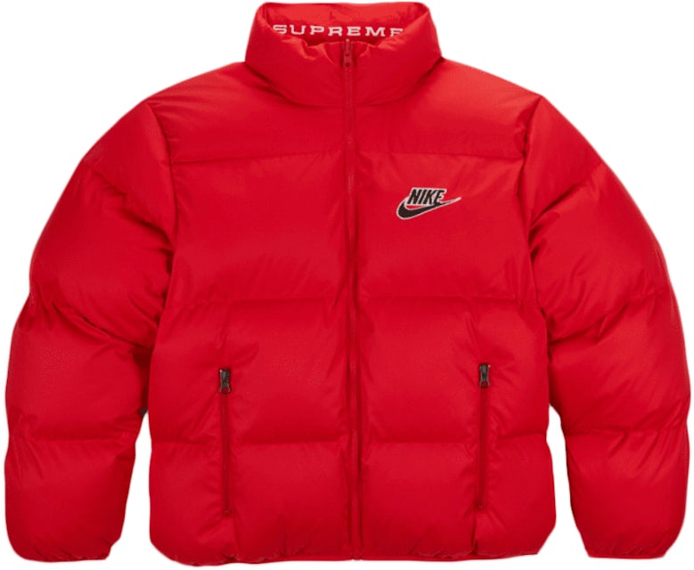 Supreme Nike Reversible Puffy Jacket Red Men's - SS21 - US