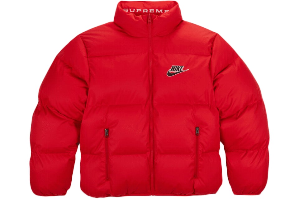 Supreme Nike Reversible Puffy Jacket Red Men's - SS21 - US