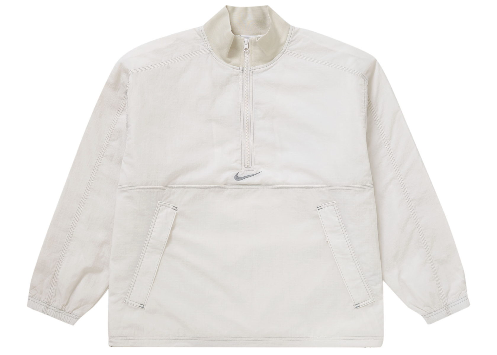 Supreme Nike Ripstop Pullover White メンズ - SS24 - JP