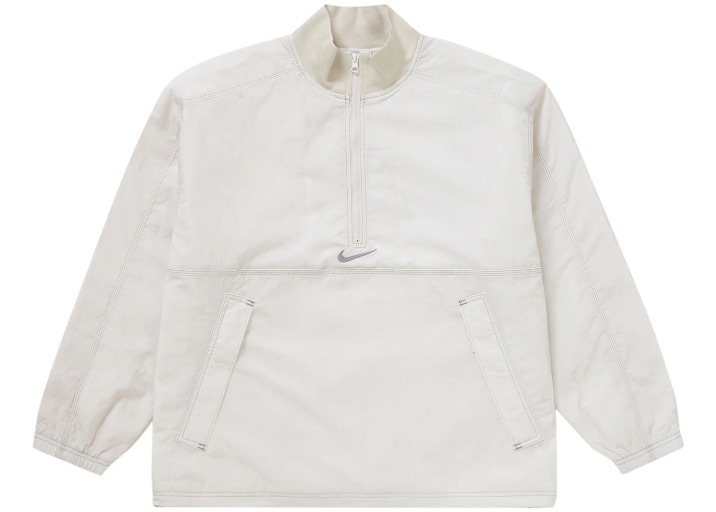 Supreme Nike Ripstop Pullover White Men's - SS24 - US