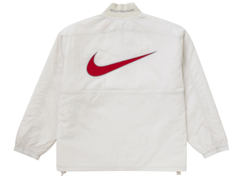 Supreme Nike Ripstop Pullover White Men's - SS24 - US