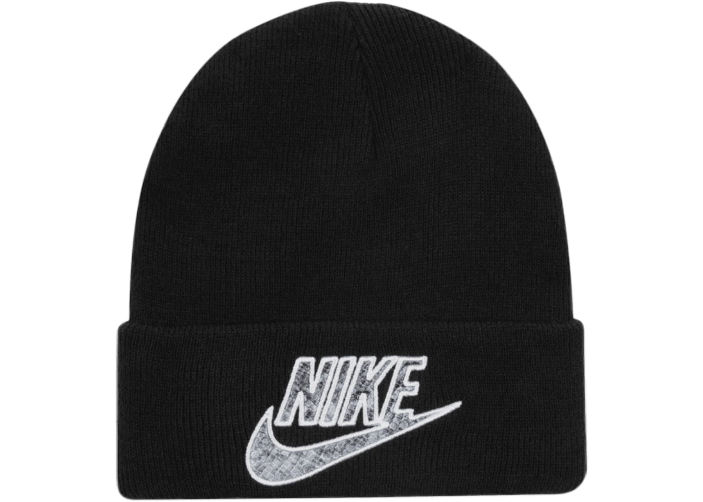 Supreme Nike Snakeskin Beanie Black - SS21 - US Supreme Nike Snakeskin Beanie Black - SS21 - US
