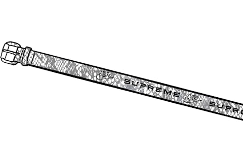 Supreme Nike Snakeskin Belt Black SS21 US