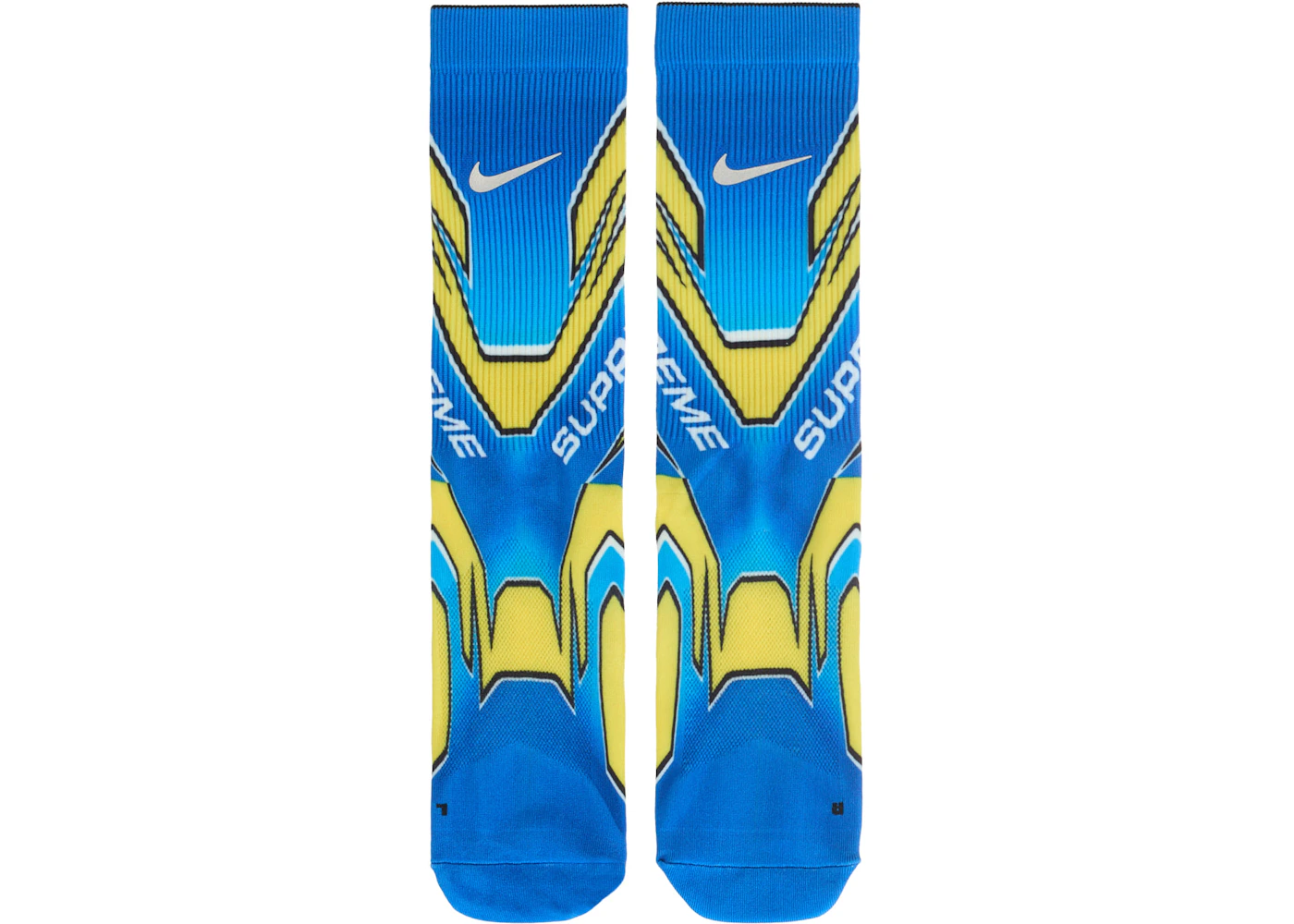 Supreme Nike Spark Crew Sock Blue Multi FW24 US