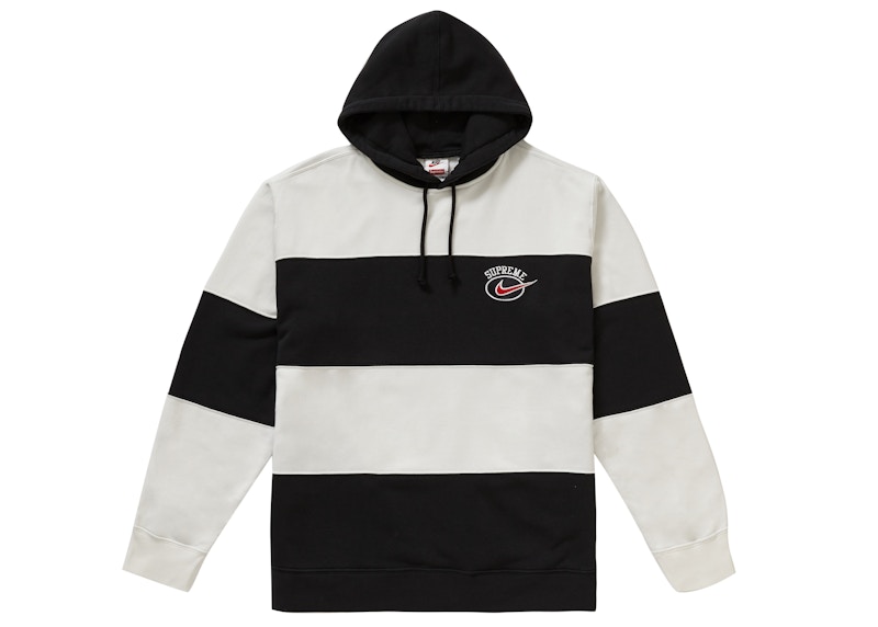 Supreme Nike Stripe Hooded Sweatshirt