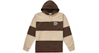 Supreme Nike Stripe Hooded Sweatshirt Tan