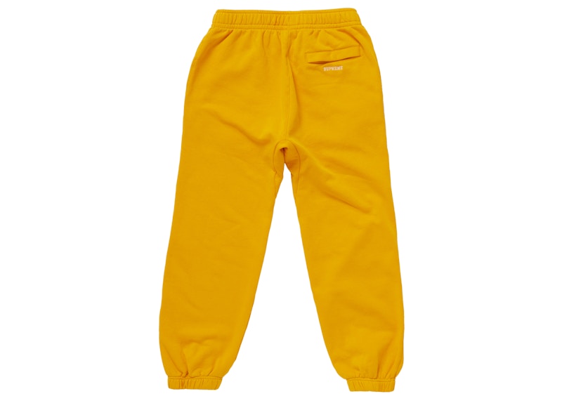 Supreme Nike Sweatpant Mustard Men s FW18 US