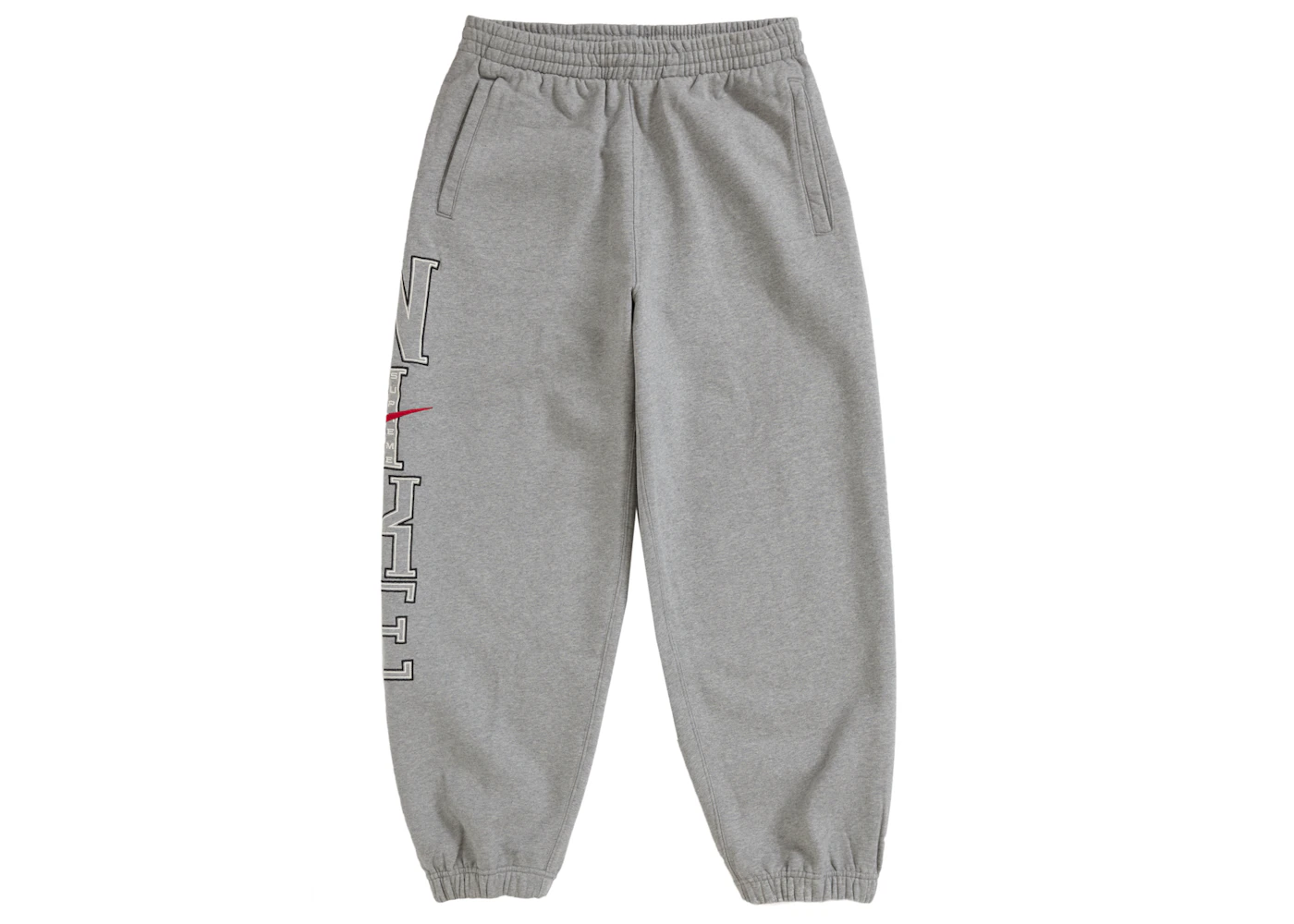 Nike Pantaloni Supreme Tuta Supreme Nike Sweatpants Grigio Mélange