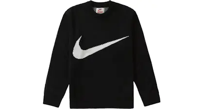 Supreme Nike Swoosh Sweater White Men's - SS19 - US