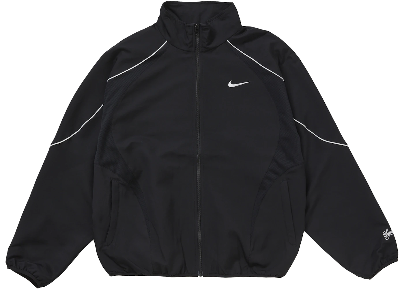 Supreme Nike Track Jacket Black Men's SS25 US - Main Image