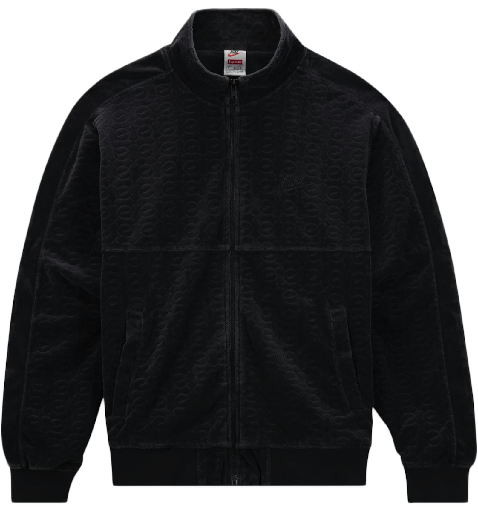 Supreme Nike Velour Track Jacket Black - SS21 Men's - US