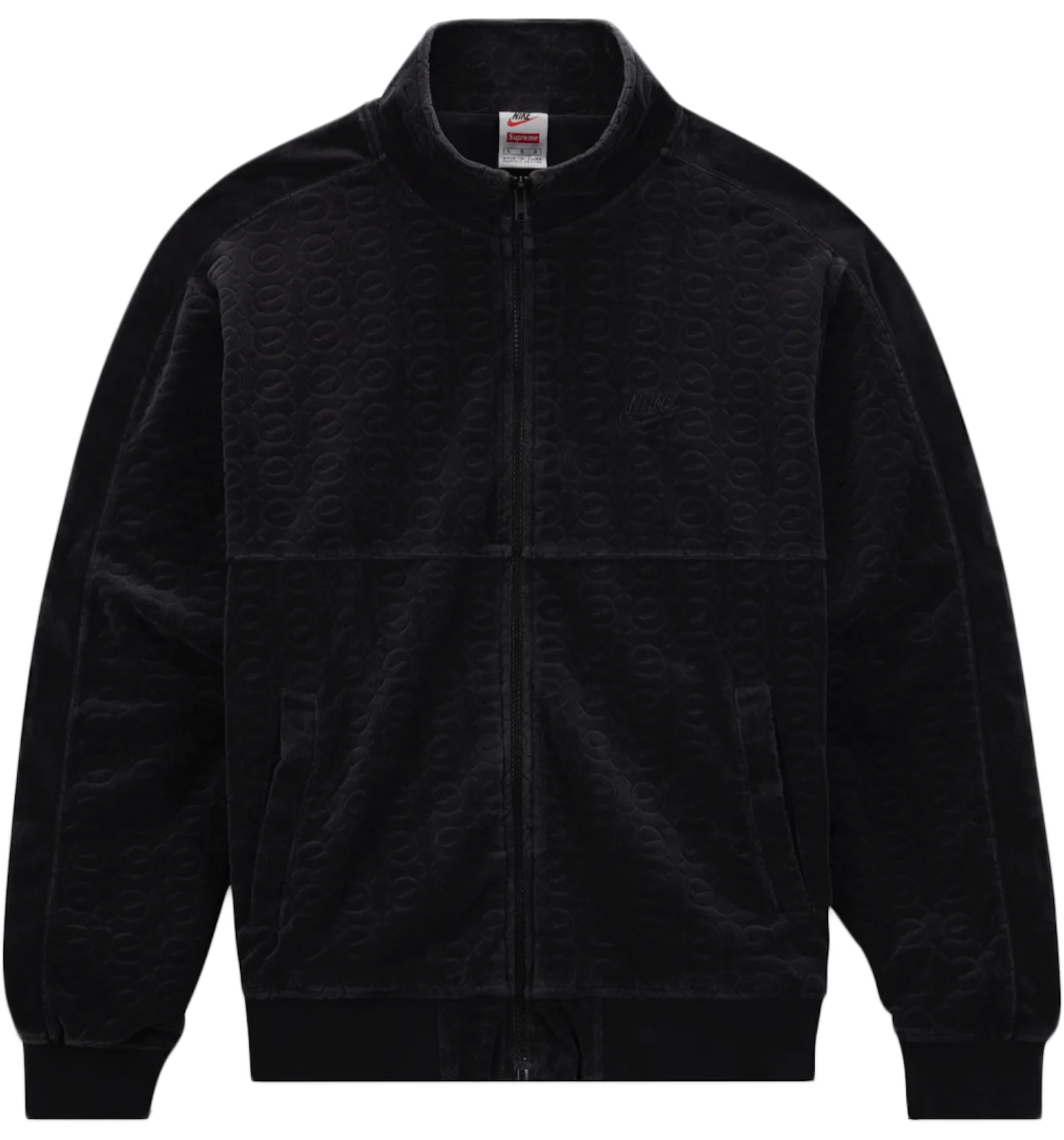 Supreme Nike Velour Track Jacket Black Men s SS21 US