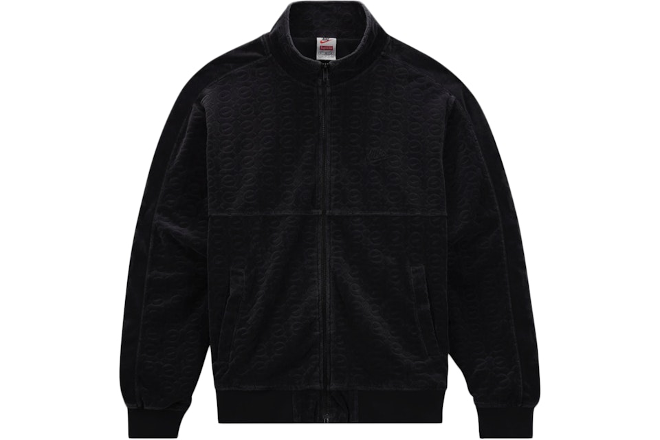 Supreme Nike Velour Track Jacket Black - SS21 Men's - US