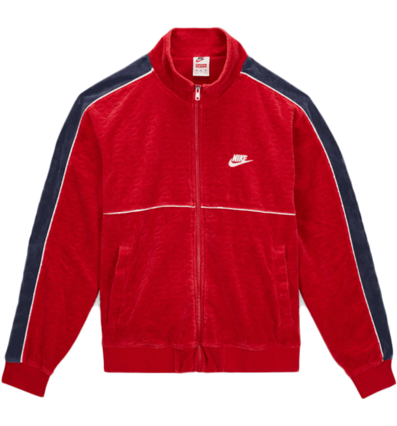Supreme Nike Velour Track Jacket Red Men s SS21 US
