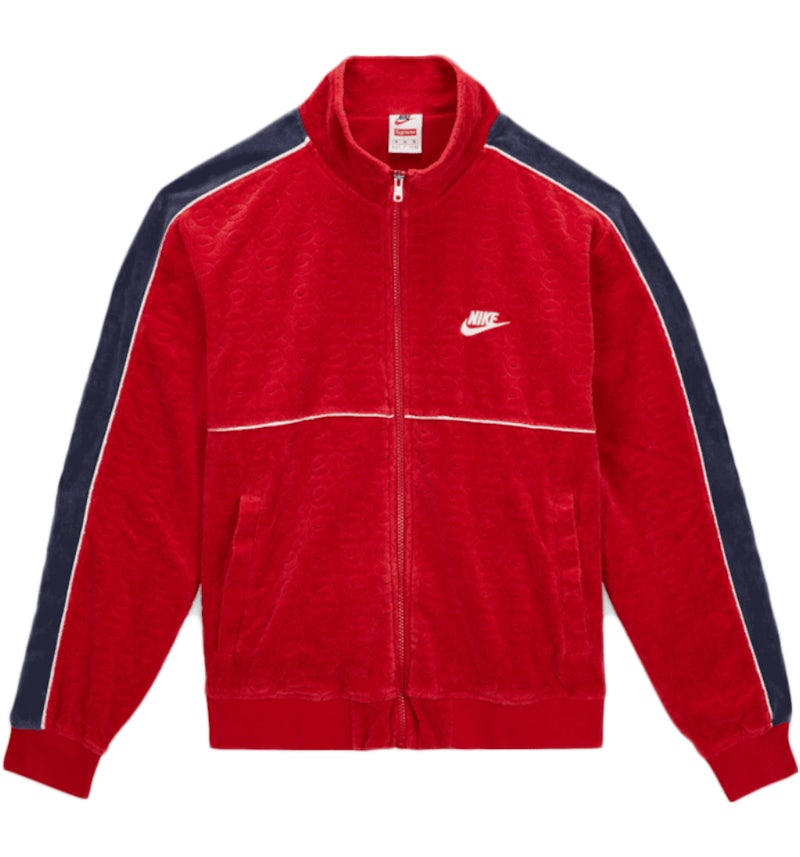 Nike velour track jacket hotsell