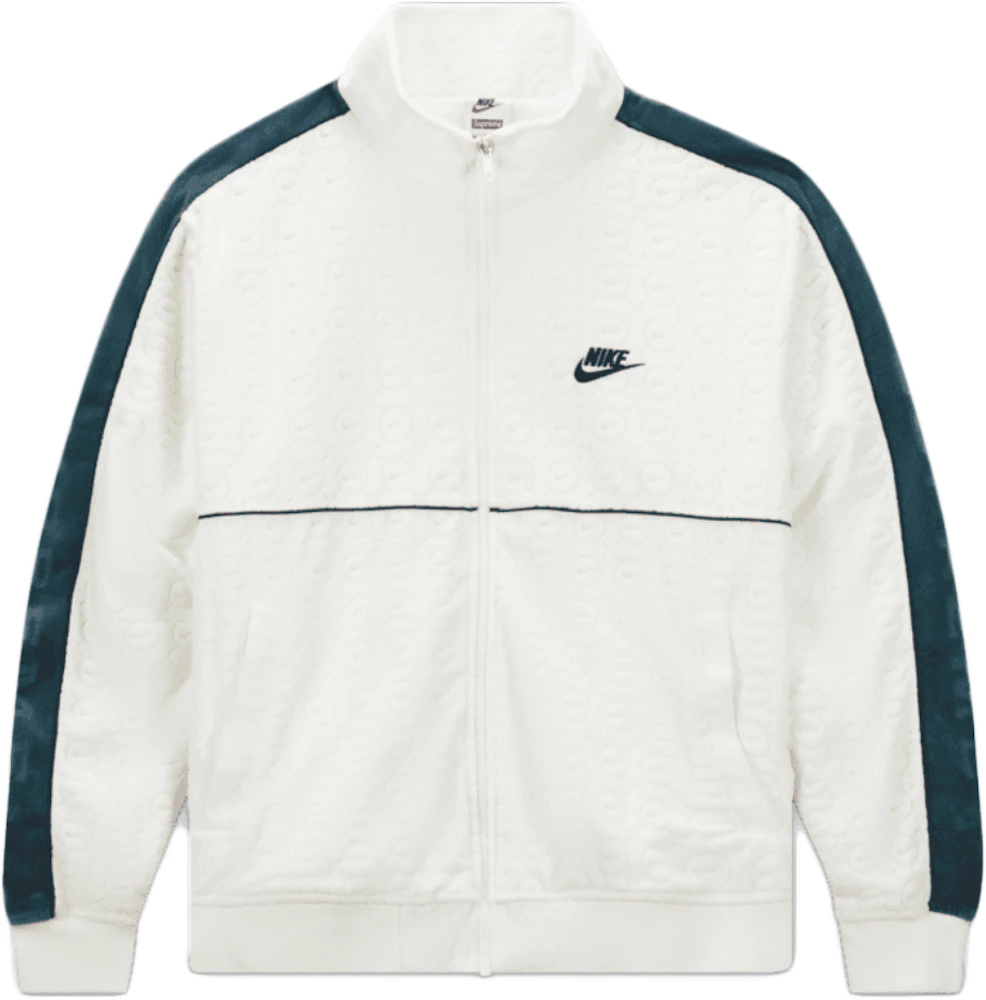 Supreme Nike Velour Track Jacket White - SS21 Men's - US