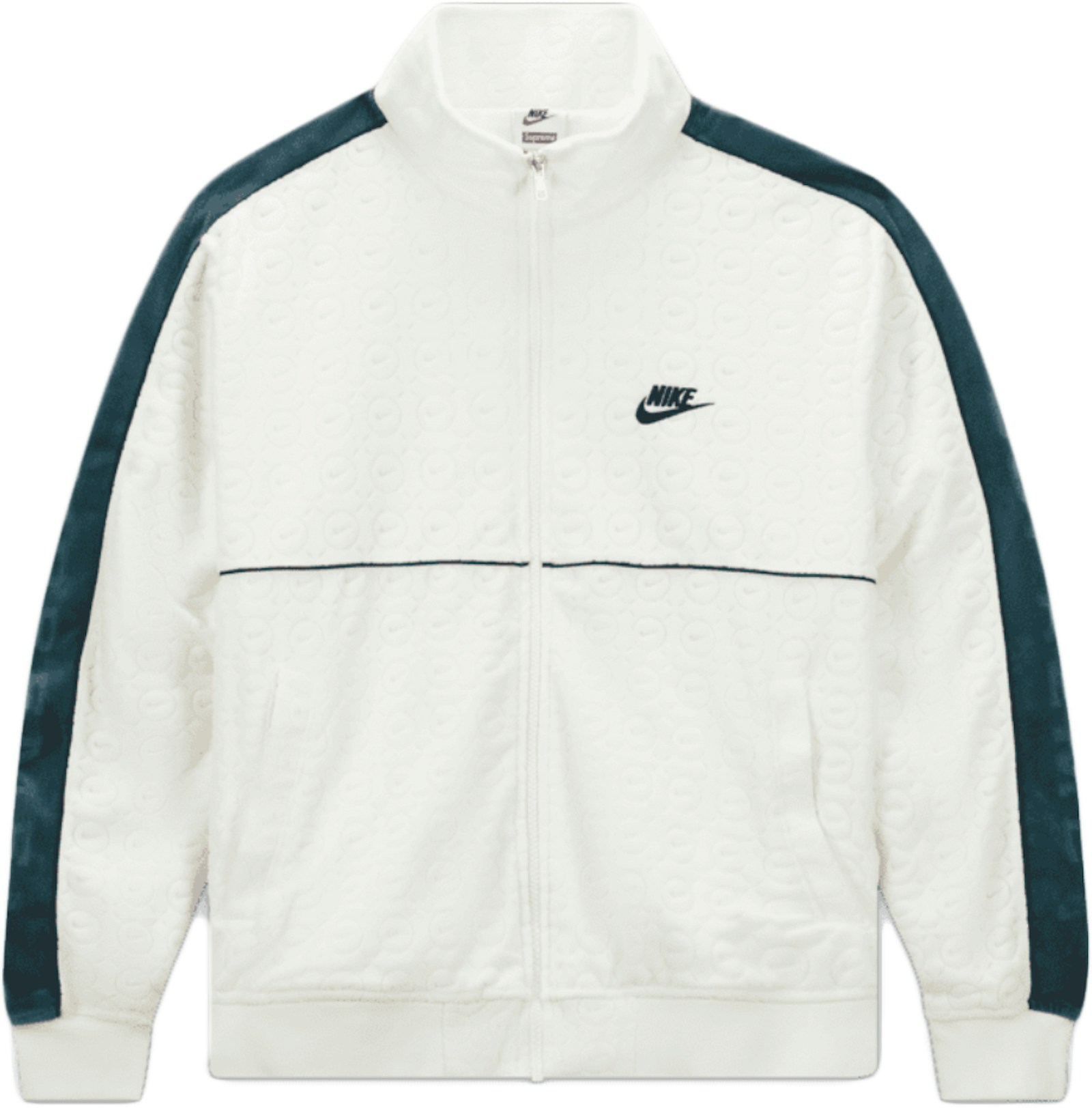 Supreme Nike Velour Track Jacket White - SS21
