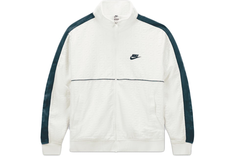 Supreme Nike Velour Track Jacket White Men's - SS21 - US