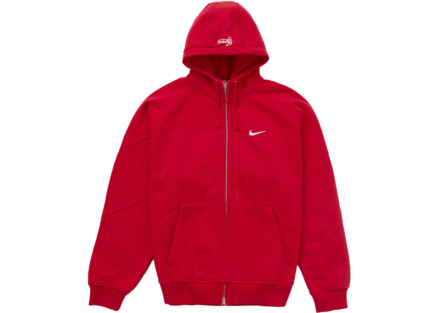 Nike Zip Up Nike X Supreme Hoodie Red Supreme X Nike Zip Up Hoodie