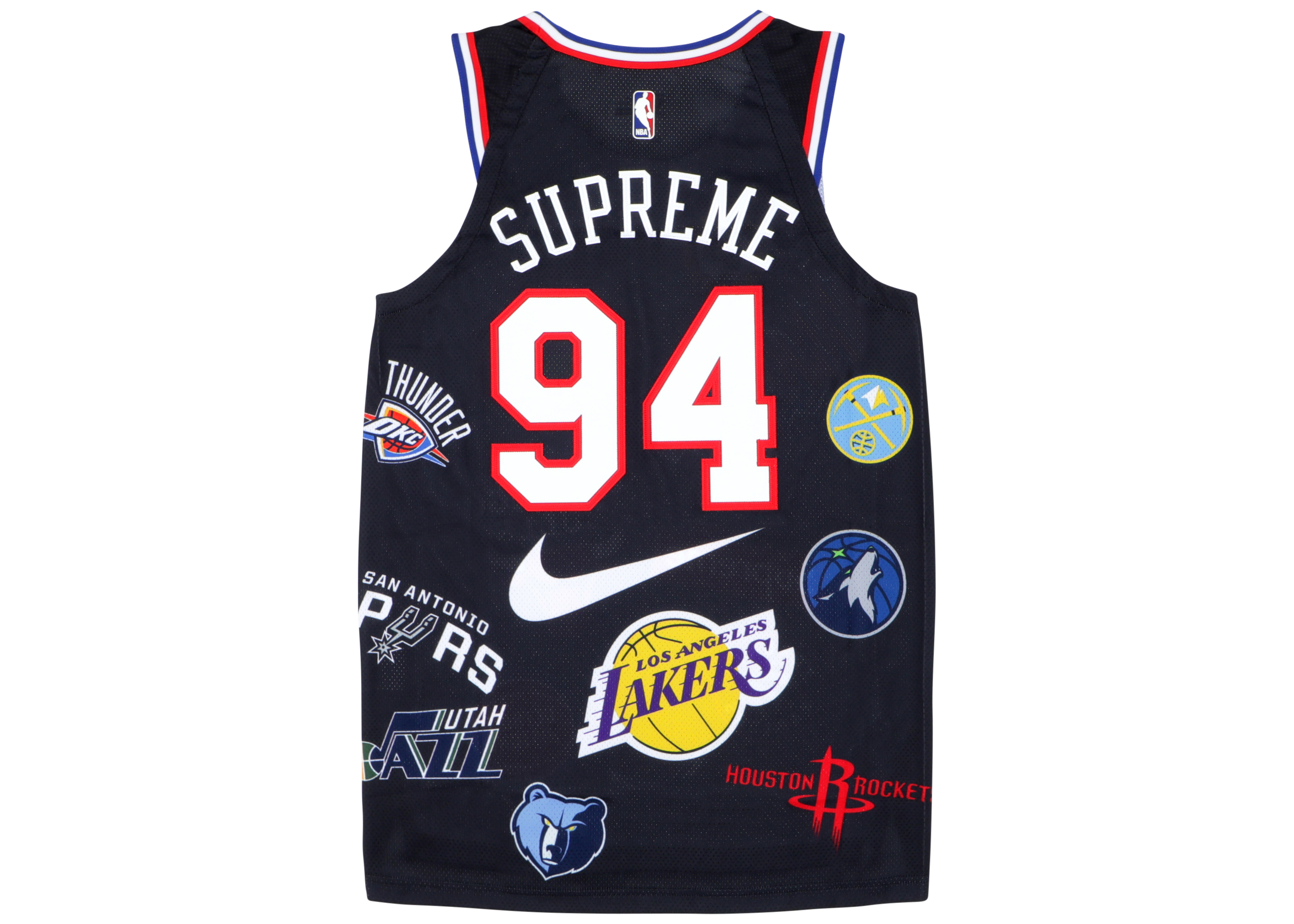 Supreme Nike/NBA Teams Authentic Jersey Black Men's - SS18 - US