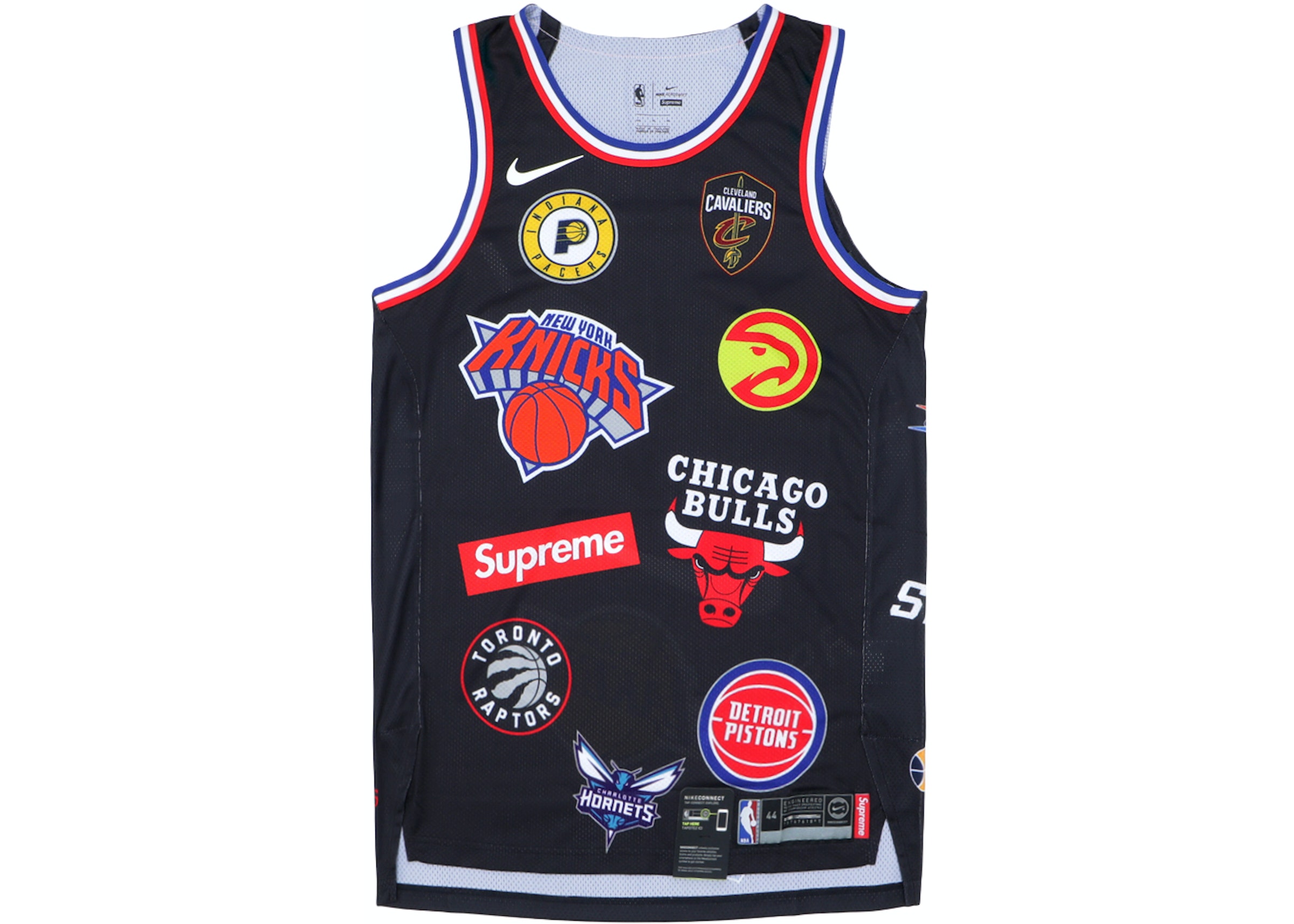 Supreme Nike/NBA Authentic Jersey Black - SS18 Hombre - MX