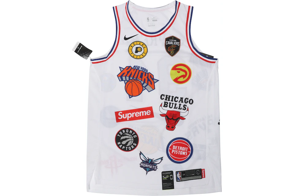 Pedagogie Pas op Inloggegevens Supreme Nike/NBA Teams Authentic Jersey White - SS18 - US