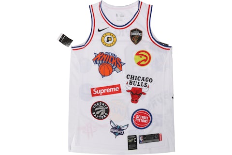 Supreme Nike/NBA Teams Authentic Jersey White Men's SS18 US
