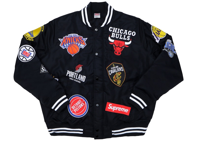 Supreme Nike/NBA Teams Warm-Up Jacket Black