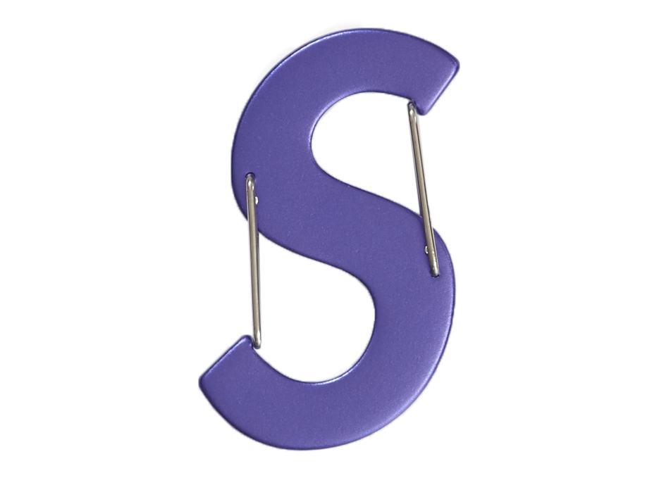 Farfetch Accessories Keychains X Nite Ize S logo keychain Purple 