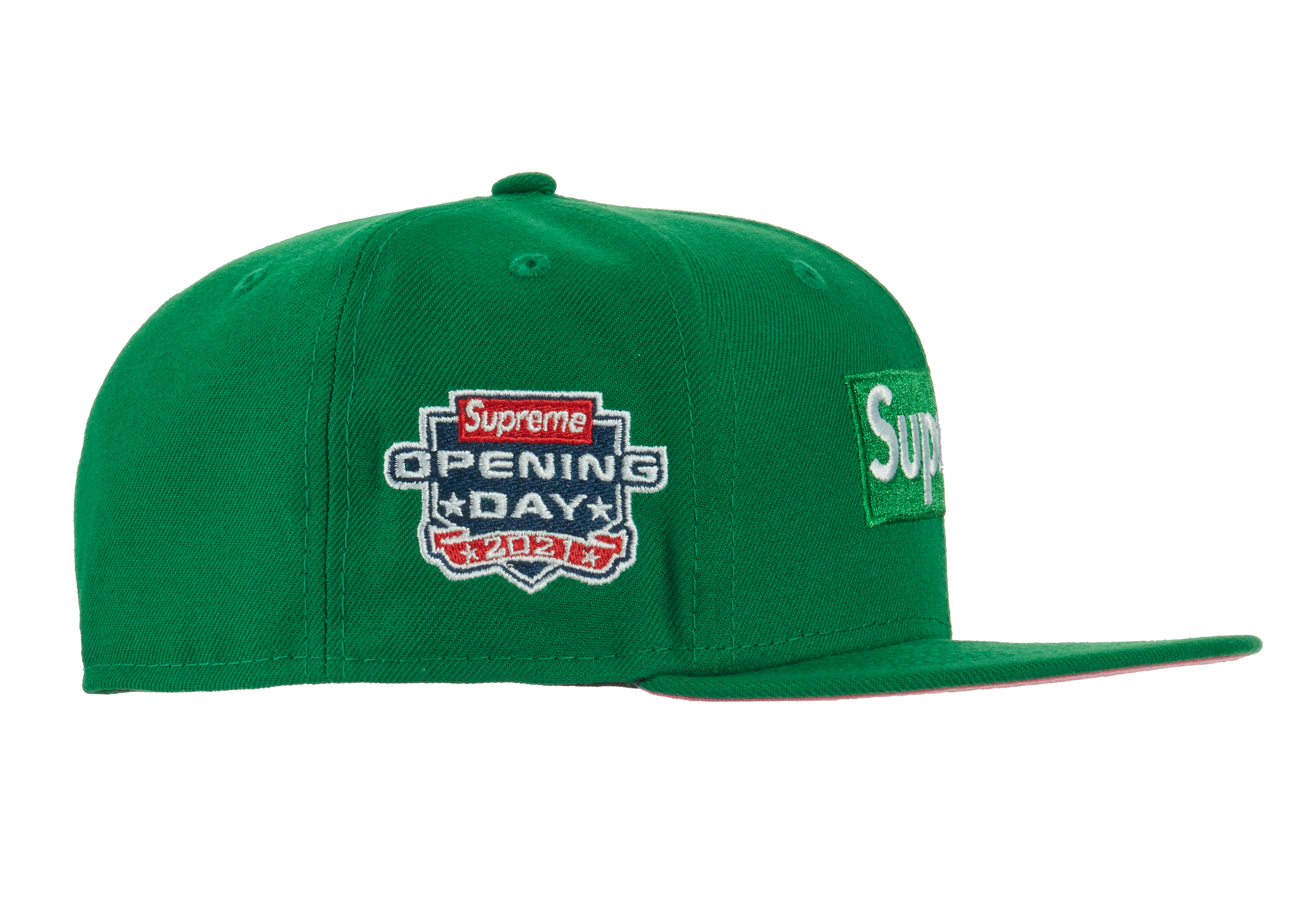 Supreme No Comp Box Logo New Era Green-