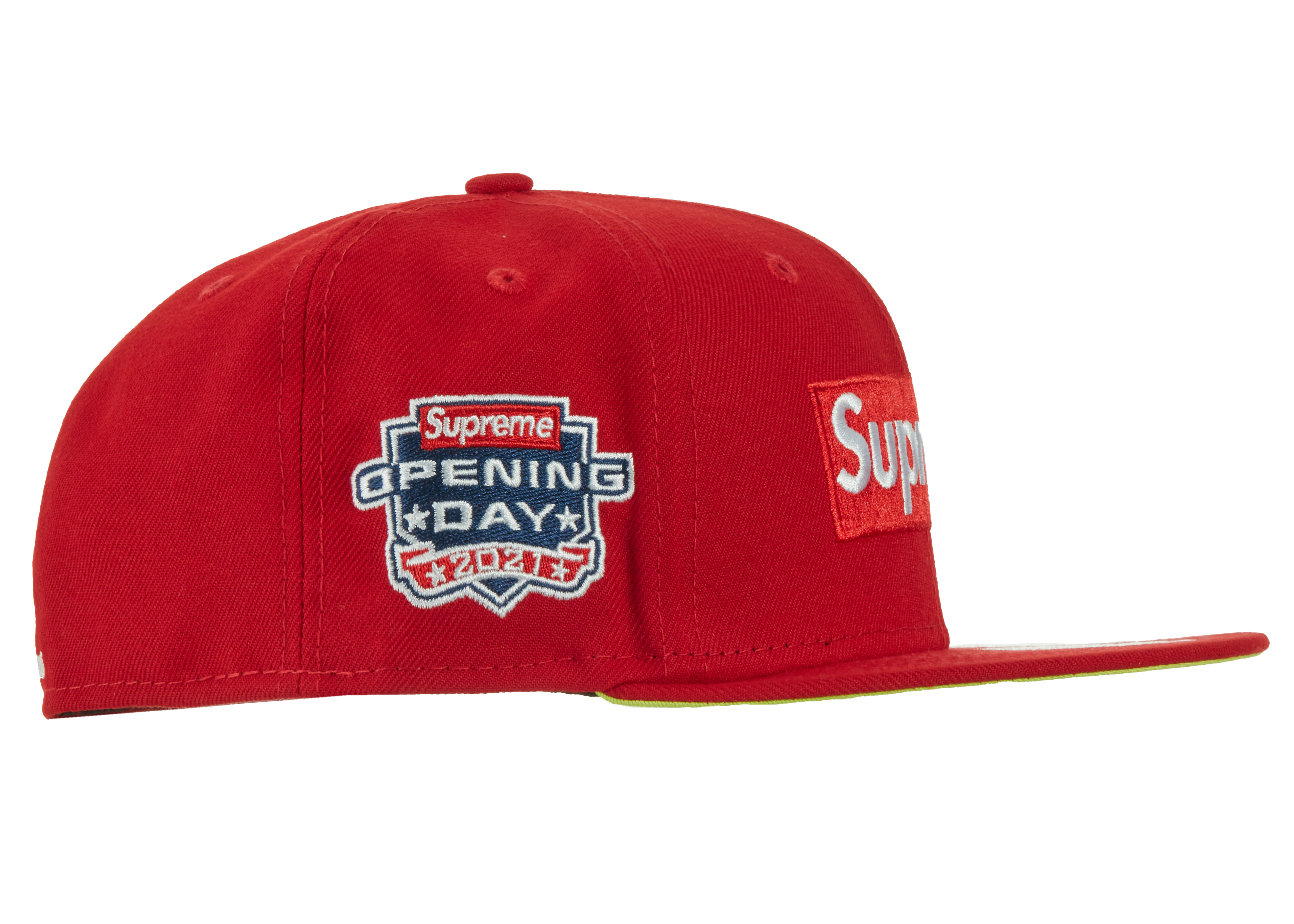 Supreme No Comp Box Logo New Era Red Men's - FW21 - US