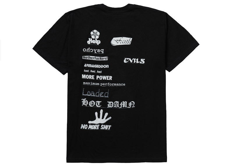 Supreme No More Shit Tee Black Men's - FW20 - US