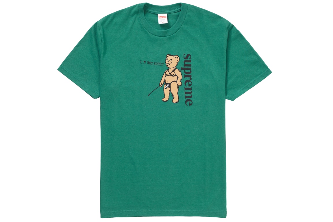 Pre-owned Supreme Not Sorry Tee Light Pine