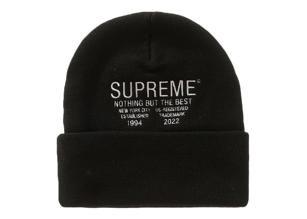Pre-owned Supreme Nothing But Beanie Black