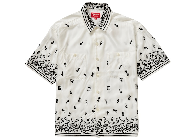 supreme Nouveau Embroidered S/S Shirt