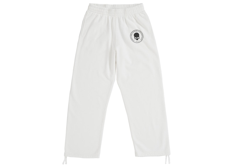 Supreme Number (N) Line Jogginghose mit Kordelzug Weiß